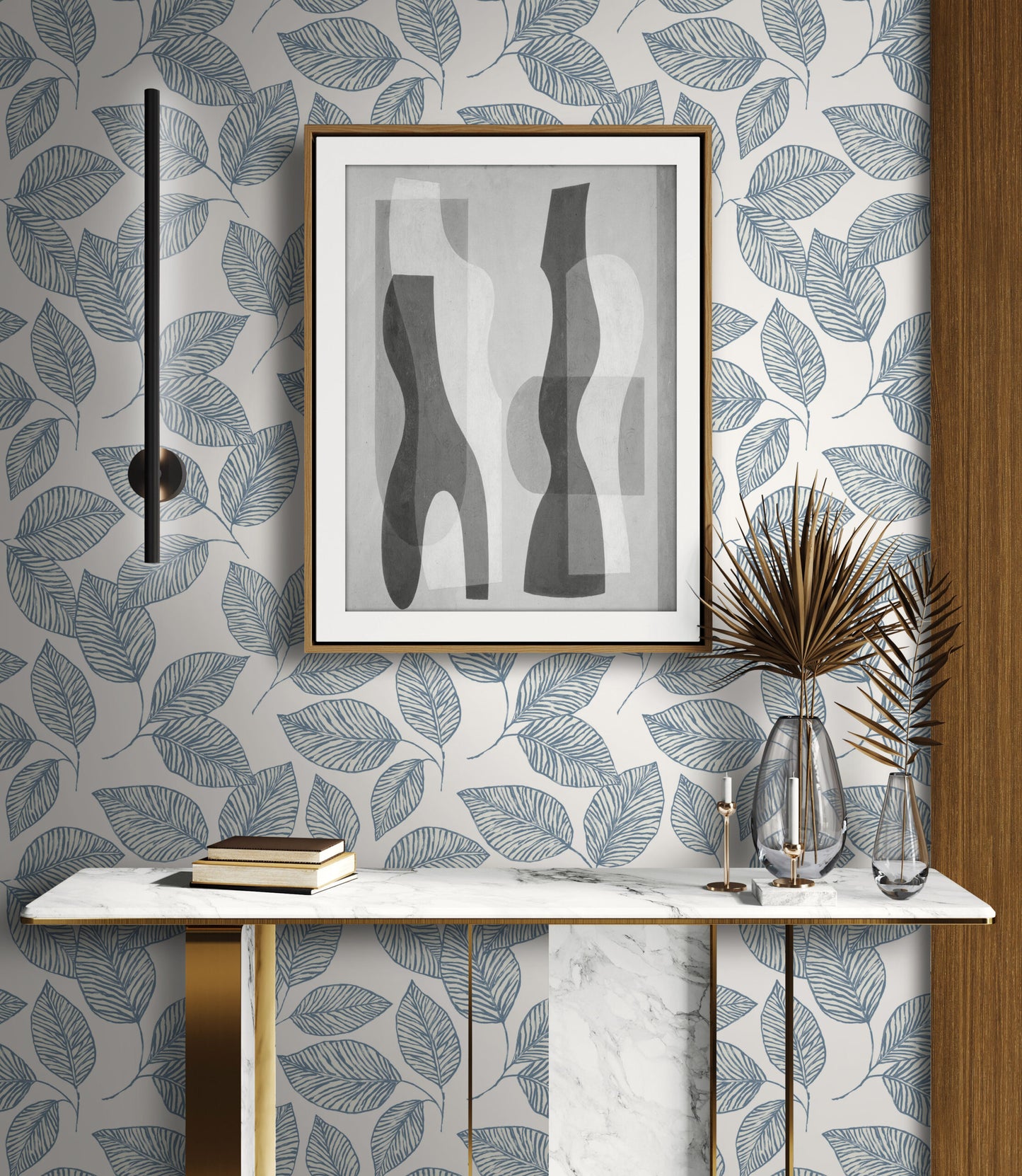 Modern Living Painted Leaf Slate | WF40002