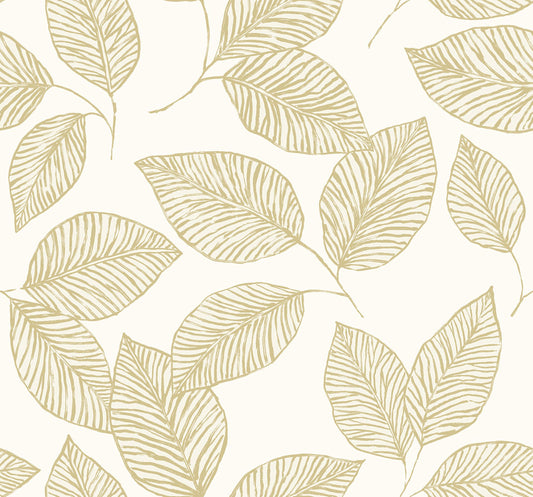 Modern Living Leaf – Cream | WF40007